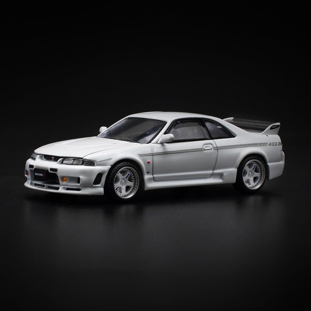 Modelo de carro fundido 1:64 compatível com Nissan Skyline R33 GT
